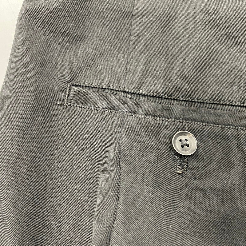 【中古品】【メンズ】 YOHJI YAMAMOTO POUR HOMME ヨウジヤマモトプールオム HM-P02-100 WOOL GABARDINE RANDOM TACK PANTS ウール ギャバジン タック パンツ 151-260617-kh-10-izu サイズ：2 カラー：ブラック 万代Net店