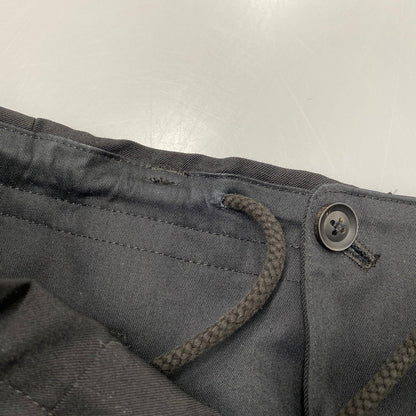 【中古品】【メンズ】 YOHJI YAMAMOTO POUR HOMME ヨウジヤマモトプールオム HM-P02-100 WOOL GABARDINE RANDOM TACK PANTS ウール ギャバジン タック パンツ 151-260617-kh-10-izu サイズ：2 カラー：ブラック 万代Net店
