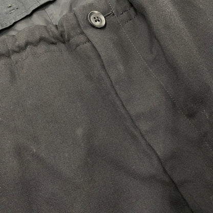 【中古品】【メンズ】 YOHJI YAMAMOTO POUR HOMME ヨウジヤマモトプールオム HM-P02-100 WOOL GABARDINE RANDOM TACK PANTS ウール ギャバジン タック パンツ 151-260617-kh-10-izu サイズ：2 カラー：ブラック 万代Net店