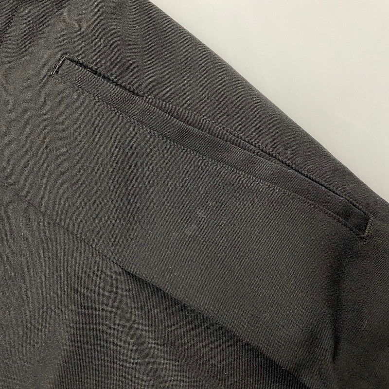 【中古品】【メンズ】 YOHJI YAMAMOTO POUR HOMME ヨウジヤマモトプールオム HM-P02-100 WOOL GABARDINE RANDOM TACK PANTS ウール ギャバジン タック パンツ 151-260617-kh-10-izu サイズ：2 カラー：ブラック 万代Net店