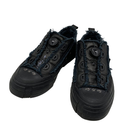 【中古品】【メンズ】 VESSEL ベッセル × YOHJI YAMAMOTO ヨウジヤマモト HD-E07-860 LOW TOP SNEAKERS ロウ トップ スニーカー 靴 162-260614-kh-03-izu サイズ：28 カラー：ブラック 万代Net店