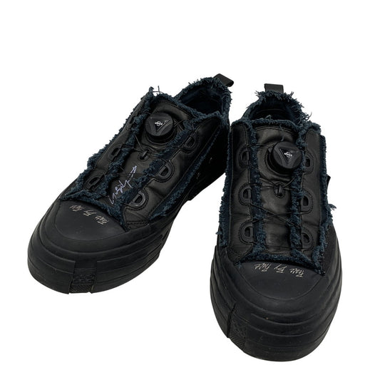 【中古品】【メンズ】 VESSEL ベッセル × YOHJI YAMAMOTO ヨウジヤマモト HD-E07-860 LOW TOP SNEAKERS ロウ トップ スニーカー 靴 162-260614-kh-03-izu サイズ：28 カラー：ブラック 万代Net店