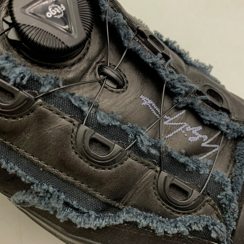 【中古品】【メンズ】 VESSEL ベッセル × YOHJI YAMAMOTO ヨウジヤマモト HD-E07-860 LOW TOP SNEAKERS ロウ トップ スニーカー 靴 162-260614-kh-03-izu サイズ：28 カラー：ブラック 万代Net店