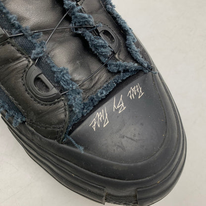 【中古品】【メンズ】 VESSEL ベッセル × YOHJI YAMAMOTO ヨウジヤマモト HD-E07-860 LOW TOP SNEAKERS ロウ トップ スニーカー 靴 162-260614-kh-03-izu サイズ：28 カラー：ブラック 万代Net店