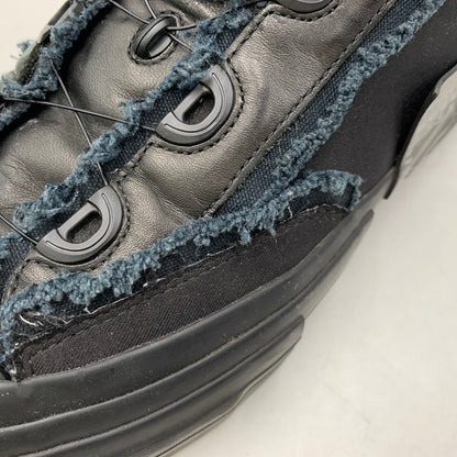 【中古品】【メンズ】 VESSEL ベッセル × YOHJI YAMAMOTO ヨウジヤマモト HD-E07-860 LOW TOP SNEAKERS ロウ トップ スニーカー 靴 162-260614-kh-03-izu サイズ：28 カラー：ブラック 万代Net店