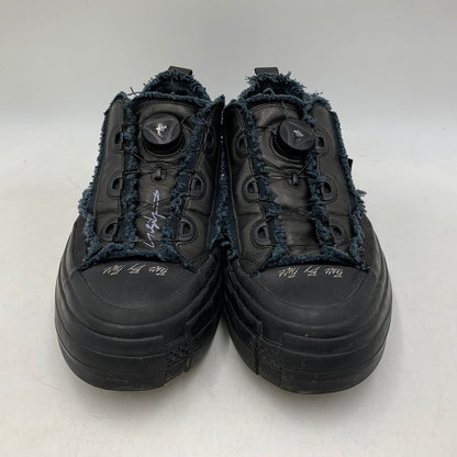 【中古品】【メンズ】 VESSEL ベッセル × YOHJI YAMAMOTO ヨウジヤマモト HD-E07-860 LOW TOP SNEAKERS ロウ トップ スニーカー 靴 162-260614-kh-03-izu サイズ：28 カラー：ブラック 万代Net店
