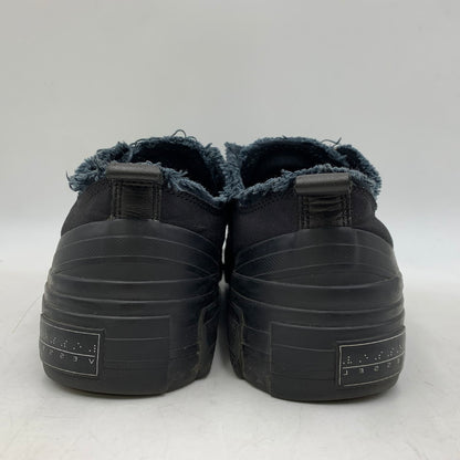 【中古品】【メンズ】 VESSEL ベッセル × YOHJI YAMAMOTO ヨウジヤマモト HD-E07-860 LOW TOP SNEAKERS ロウ トップ スニーカー 靴 162-260614-kh-03-izu サイズ：28 カラー：ブラック 万代Net店
