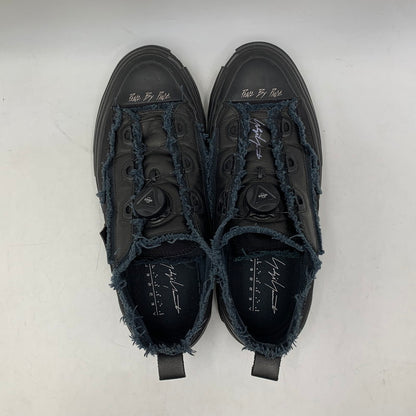 【中古品】【メンズ】 VESSEL ベッセル × YOHJI YAMAMOTO ヨウジヤマモト HD-E07-860 LOW TOP SNEAKERS ロウ トップ スニーカー 靴 162-260614-kh-03-izu サイズ：28 カラー：ブラック 万代Net店