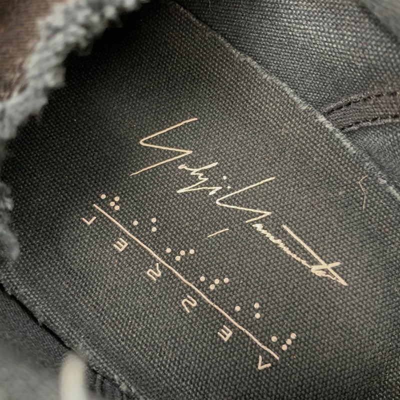【中古品】【メンズ】 VESSEL ベッセル × YOHJI YAMAMOTO ヨウジヤマモト HD-E07-860 LOW TOP SNEAKERS ロウ トップ スニーカー 靴 162-260614-kh-03-izu サイズ：28 カラー：ブラック 万代Net店