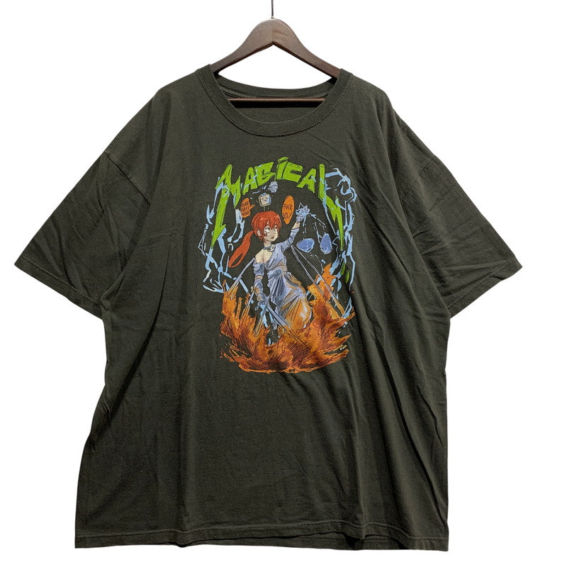 【中古品】【メンズ】 NUBIAN×JUN INAGAWA ヌビアン×ジュンイナガワ GRAPHIC SS TEE グラフィック ショートスリーブ ティー トップス 半袖 142-260627-cs-06-izu サイズ：XXL カラー：チャコール 万代Net店