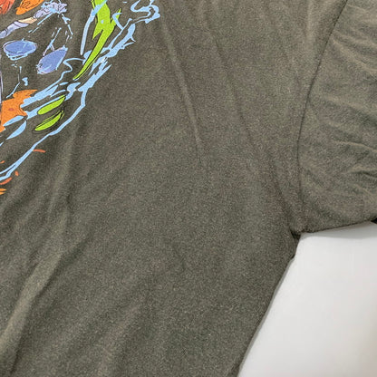 【中古品】【メンズ】 NUBIAN×JUN INAGAWA ヌビアン×ジュンイナガワ GRAPHIC SS TEE グラフィック ショートスリーブ ティー トップス 半袖 142-260627-cs-06-izu サイズ：XXL カラー：チャコール 万代Net店