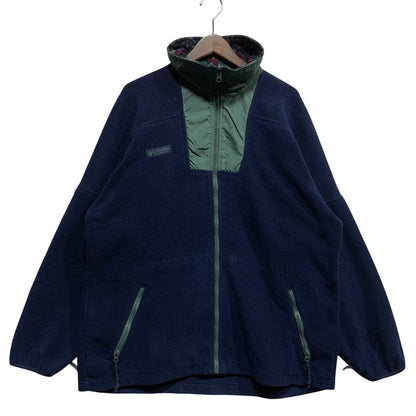 【中古品】【メンズ】 COLUMBIA コロンビア 90S FLEECE JACKET フリース ジャケット アウター 144-260627-cs-07-izu サイズ：不明 カラー：ネイビー 万代Net店