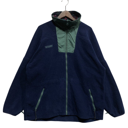 【中古品】【メンズ】 COLUMBIA コロンビア 90S FLEECE JACKET フリース ジャケット アウター 144-260627-cs-07-izu サイズ：不明 カラー：ネイビー 万代Net店