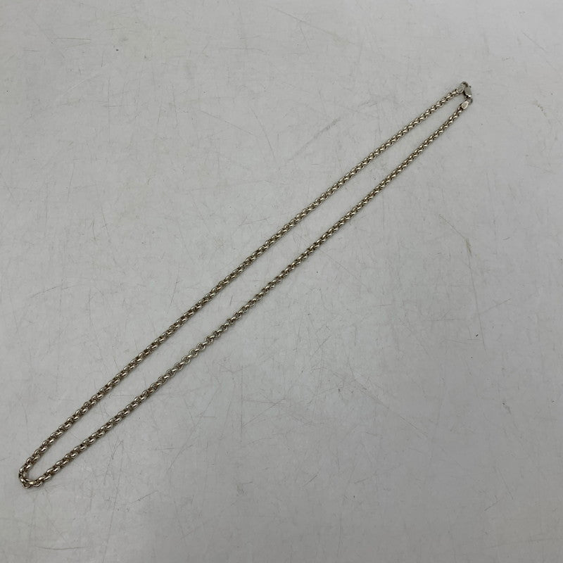 【中古品】【メンズ/レディース】 UNKNOWN 925 ROLL CHAIN NECKLACE ロールチェーンネックレス アクセサリー 192-260614-as-21-izu カラー：シルバー 万代Net店