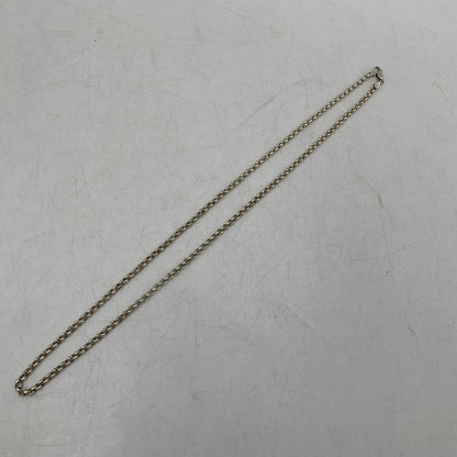【中古品】【メンズ/レディース】 UNKNOWN 925 ROLL CHAIN NECKLACE ロールチェーンネックレス アクセサリー 192-260614-as-21-izu カラー：シルバー 万代Net店