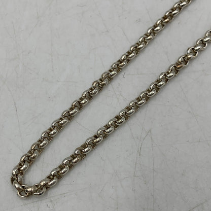 【中古品】【メンズ/レディース】 UNKNOWN 925 ROLL CHAIN NECKLACE ロールチェーンネックレス アクセサリー 192-260614-as-21-izu カラー：シルバー 万代Net店