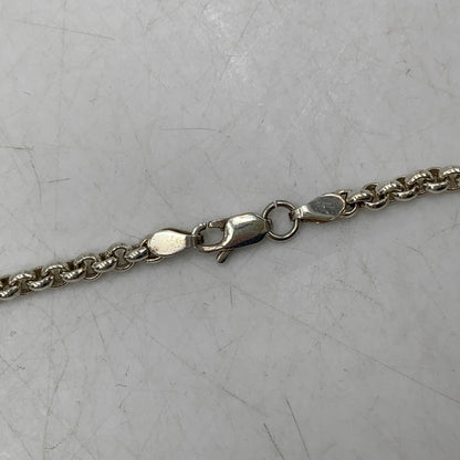 【中古品】【メンズ/レディース】 UNKNOWN 925 ROLL CHAIN NECKLACE ロールチェーンネックレス アクセサリー 192-260614-as-21-izu カラー：シルバー 万代Net店