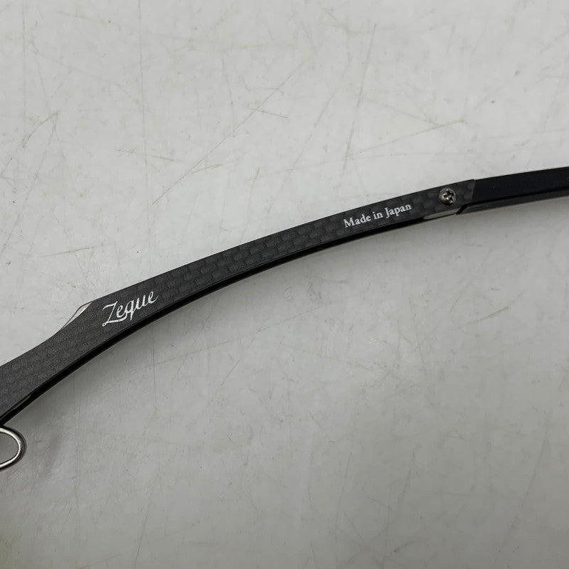 【中古品】【メンズ/レディース】 ZEQUE ゼクー FEIZ’57 SUNGLASSES フェイズ57 サングラス 203-260614-kh-07-izu サイズ：57□17-145 カラー：ブラック×シルバー系 万代Net店