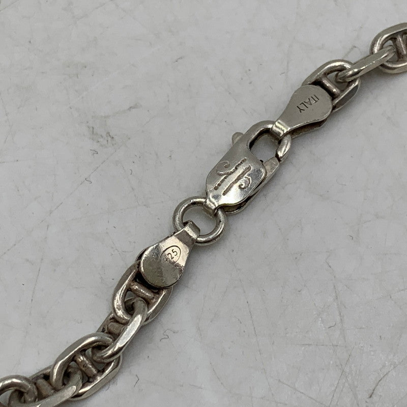 【中古品】【メンズ/レディース】 UNKNOWN 925 ITALY ANCHOR CHAIN NECKLACE イタリア アンカーチェーンネックレス アクセサリー 192-260614-as-22-izu カラー：シルバー 万代Net店
