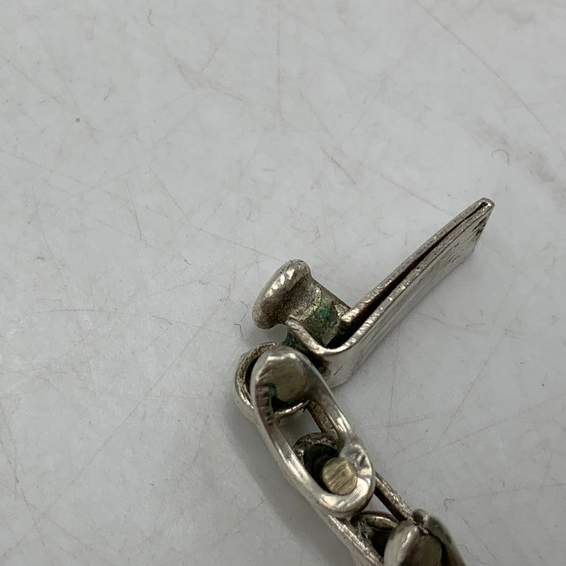 【中古品】【メンズ/レディース】 UNKNOWN 925 SILVER CHAIN BRACELET シルバーチェーンブレスレット アクセサリー 192-260614-as-23-izu カラー：シルバー 万代Net店
