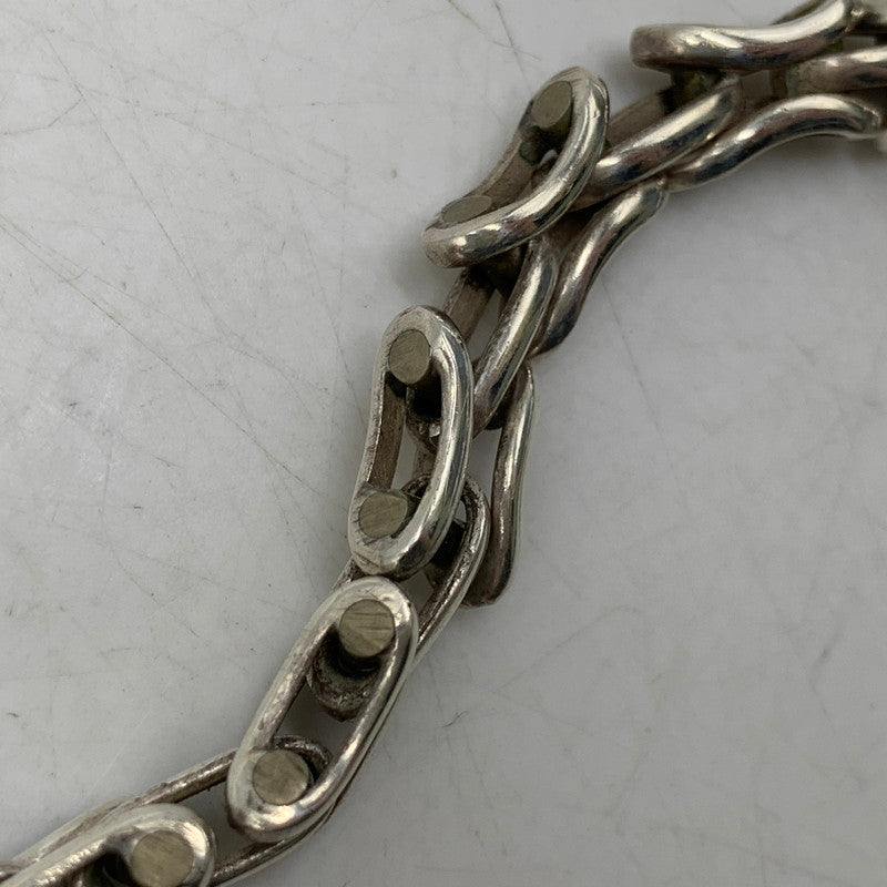 【中古品】【メンズ/レディース】 UNKNOWN 925 SILVER CHAIN BRACELET シルバーチェーンブレスレット アクセサリー 192-260614-as-23-izu カラー：シルバー 万代Net店