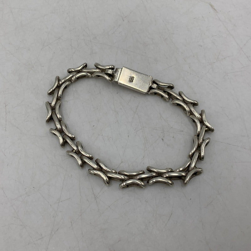 【中古品】【メンズ/レディース】 UNKNOWN 925 SILVER CHAIN BRACELET シルバーチェーンブレスレット アクセサリー 192-260614-as-23-izu カラー：シルバー 万代Net店