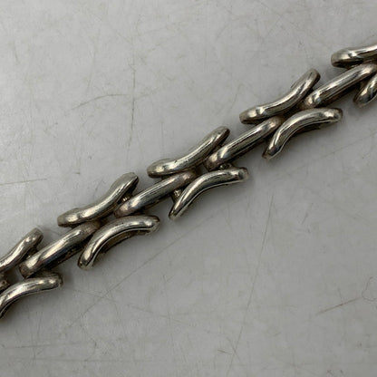 【中古品】【メンズ/レディース】 UNKNOWN 925 SILVER CHAIN BRACELET シルバーチェーンブレスレット アクセサリー 192-260614-as-23-izu カラー：シルバー 万代Net店