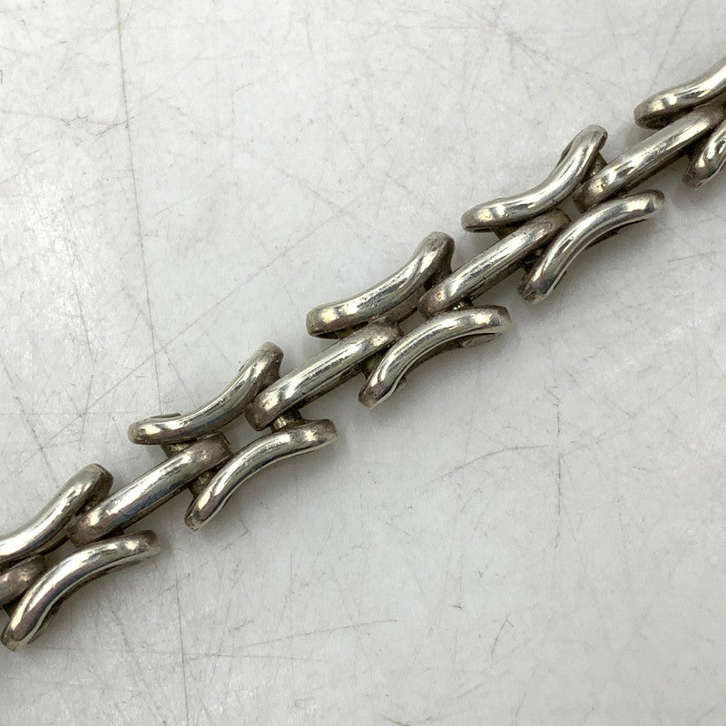 【中古品】【メンズ/レディース】 UNKNOWN 925 SILVER CHAIN BRACELET シルバーチェーンブレスレット アクセサリー 192-260614-as-23-izu カラー：シルバー 万代Net店