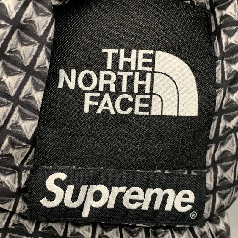 【中古品】【メンズ】 Supreme シュプリーム × THE NORTH FACE ザ・ノースフェイス STUDDED NUPTSE JACKET ND42100I スタッズ ヌプシ ジャケット ダウン 149-260614-as-24-izu サイズ：M カラー：ブラック 万代Net店