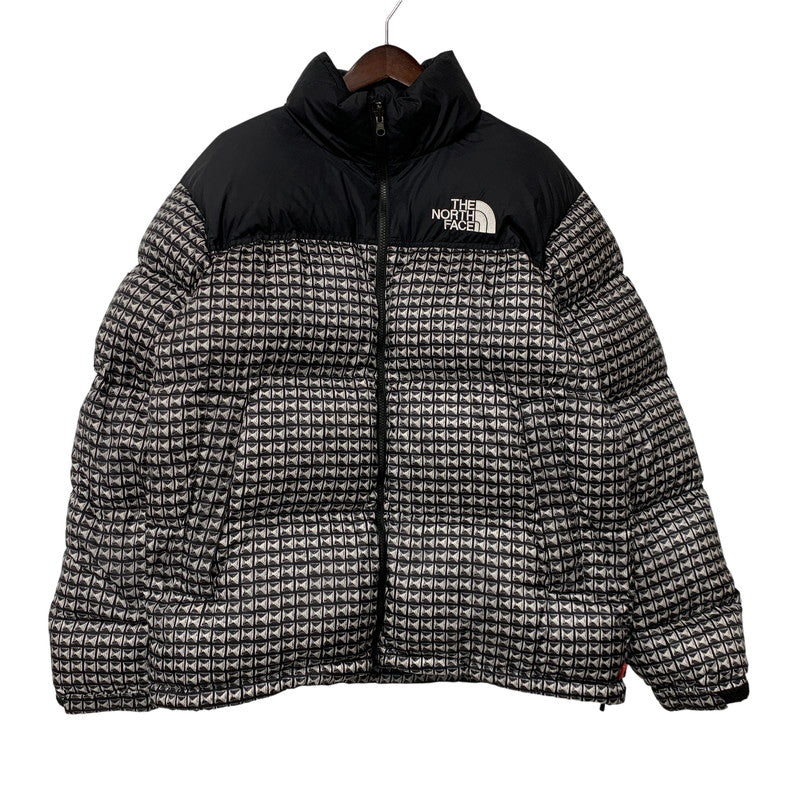 【中古品】【メンズ】 Supreme シュプリーム × THE NORTH FACE ザ・ノースフェイス STUDDED NUPTSE JACKET ND42100I スタッズ ヌプシ ジャケット ダウン 149-260614-as-24-izu サイズ：M カラー：ブラック 万代Net店
