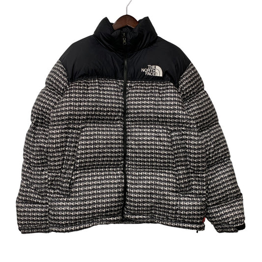 【中古品】【メンズ】 Supreme シュプリーム × THE NORTH FACE ザ・ノースフェイス STUDDED NUPTSE JACKET ND42100I スタッズ ヌプシ ジャケット ダウン 149-260614-as-24-izu サイズ：M カラー：ブラック 万代Net店