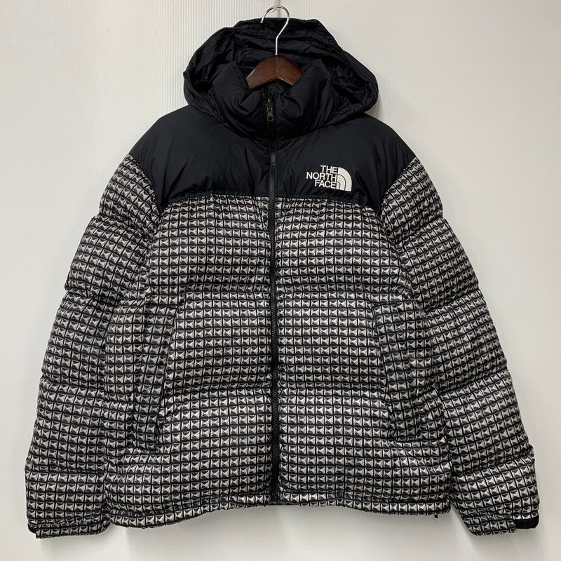 【中古品】【メンズ】 Supreme シュプリーム × THE NORTH FACE ザ・ノースフェイス STUDDED NUPTSE JACKET ND42100I スタッズ ヌプシ ジャケット ダウン 149-260614-as-24-izu サイズ：M カラー：ブラック 万代Net店