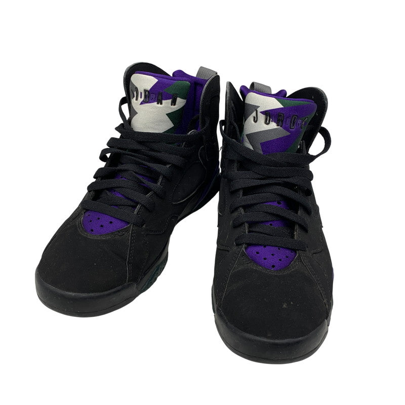 【中古品】【メンズ】 NIKE ナイキ 304775-053 AIR JORDAN 7 RAY ALLEN エア ジョーダン 7 レイアレン スニーカー 靴 160-260614-kh-04-izu サイズ：27 カラー：BLACK/FIELD PURPLE 万代Net店