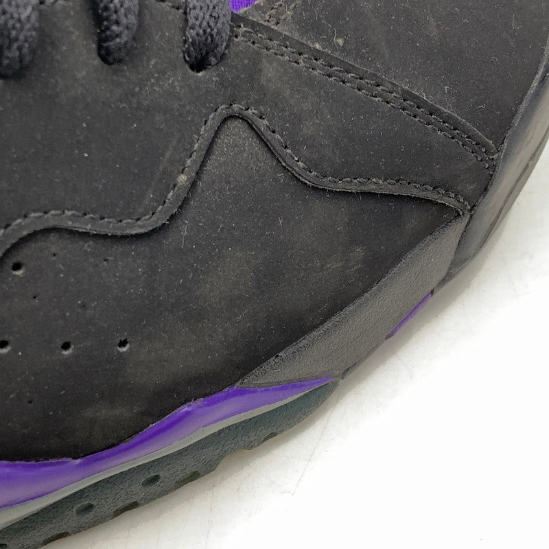 【中古品】【メンズ】 NIKE ナイキ 304775-053 AIR JORDAN 7 RAY ALLEN エア ジョーダン 7 レイアレン スニーカー 靴 160-260614-kh-04-izu サイズ：27 カラー：BLACK/FIELD PURPLE 万代Net店