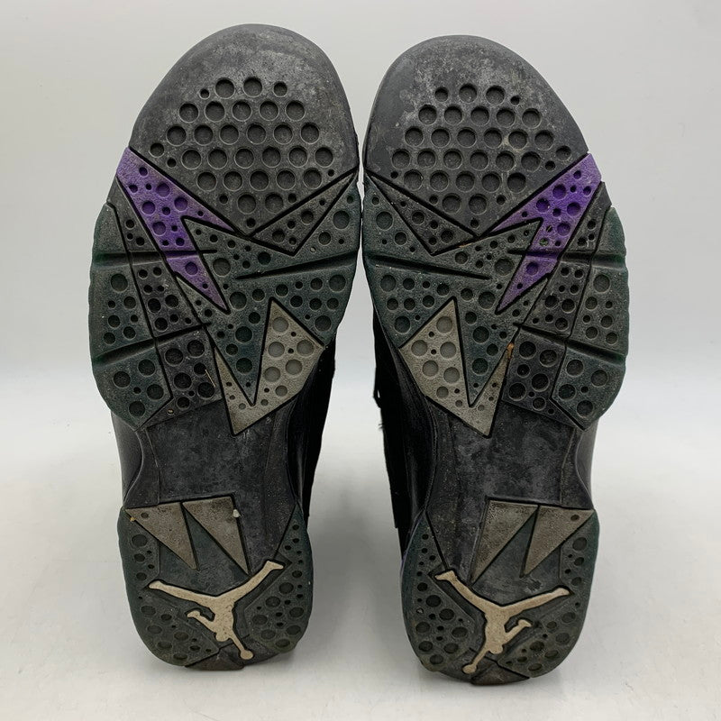 【中古品】【メンズ】 NIKE ナイキ 304775-053 AIR JORDAN 7 RAY ALLEN エア ジョーダン 7 レイアレン スニーカー 靴 160-260614-kh-04-izu サイズ：27 カラー：BLACK/FIELD PURPLE 万代Net店