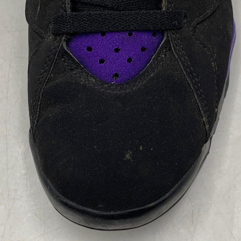 【中古品】【メンズ】 NIKE ナイキ 304775-053 AIR JORDAN 7 RAY ALLEN エア ジョーダン 7 レイアレン スニーカー 靴 160-260614-kh-04-izu サイズ：27 カラー：BLACK/FIELD PURPLE 万代Net店