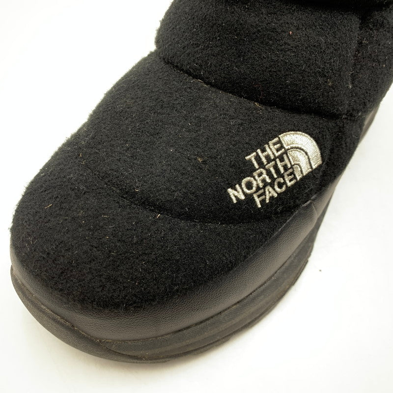 【中古品】【レディース】 THE NORTH FACE ザ・ノースフェイス NUPTSE BOOTIE WOOL NF51979 ヌプシ ブーティー ウール ブーツ シューズ 靴 167-260628-as-01-izu サイズ：23cm カラー：ブラック 万代Net店