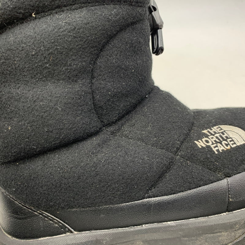 【中古品】【レディース】 THE NORTH FACE ザ・ノースフェイス NUPTSE BOOTIE WOOL NF51979 ヌプシ ブーティー ウール ブーツ シューズ 靴 167-260628-as-01-izu サイズ：23cm カラー：ブラック 万代Net店