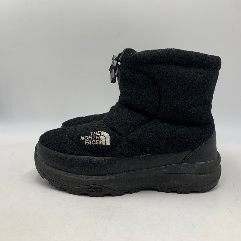 【中古品】【レディース】 THE NORTH FACE ザ・ノースフェイス NUPTSE BOOTIE WOOL NF51979 ヌプシ ブーティー ウール ブーツ シューズ 靴 167-260628-as-01-izu サイズ：23cm カラー：ブラック 万代Net店