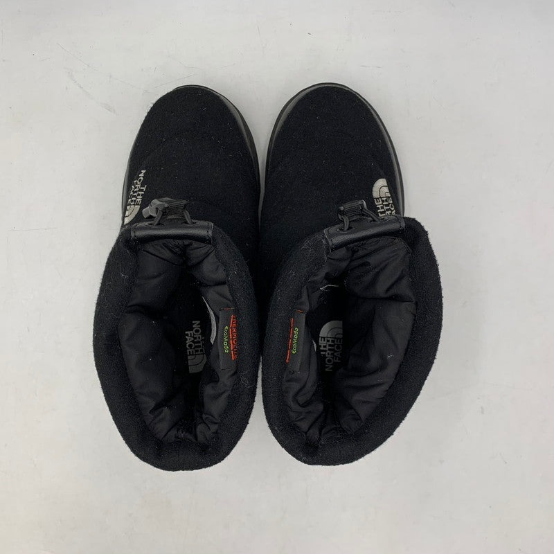 【中古品】【レディース】 THE NORTH FACE ザ・ノースフェイス NUPTSE BOOTIE WOOL NF51979 ヌプシ ブーティー ウール ブーツ シューズ 靴 167-260628-as-01-izu サイズ：23cm カラー：ブラック 万代Net店