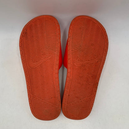 【中古品】【メンズ】 NIKE ナイキ × STUSSY ステューシー BENASSI CW2787-600 ベナッシ サンダル シューズ 靴 160-260628-as-05-izu サイズ：28cm カラー：HABANERO RED/WHITE 万代Net店
