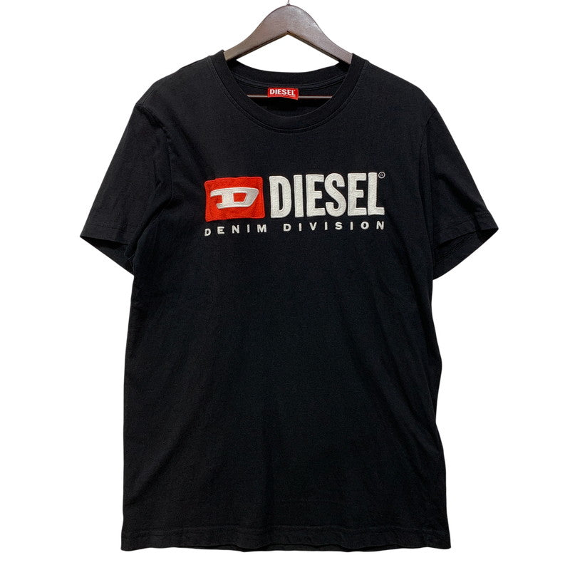 【中古品】【メンズ】 DIESEL ディーゼル T-DIEGOR-DIV LOGO SS TEE ロゴ ショートスリーブ Tシャツ トップス 半袖 141-260728-cs-14-izu サイズ：L カラー：ブラック 万代Net店