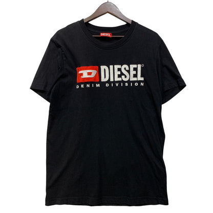 【中古品】【メンズ】 DIESEL ディーゼル T-DIEGOR-DIV LOGO SS TEE ロゴ ショートスリーブ Tシャツ トップス 半袖 141-260728-cs-14-izu サイズ：L カラー：ブラック 万代Net店