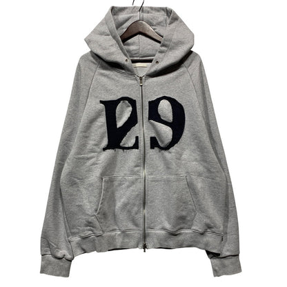 【中古品】【メンズ】 ILLIGO イリゴ 24AWOUT09 129 LOGO PATCH HOODED ロゴ パッチ フーデッド パーカー トップス 141-260627-kh-09-izu サイズ：M カラー：グレー 万代Net店