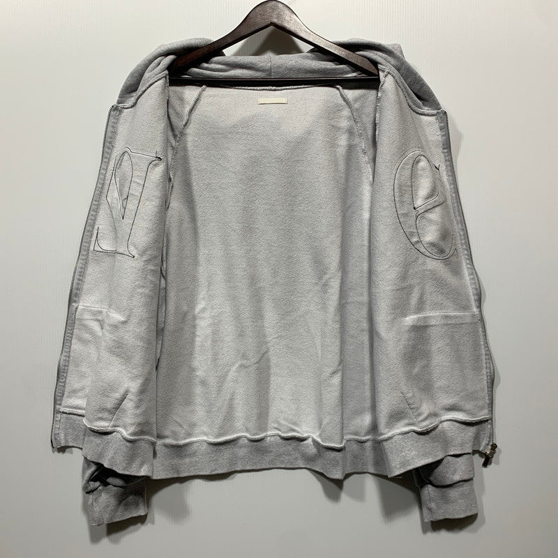 【中古品】【メンズ】 ILLIGO イリゴ 24AWOUT09 129 LOGO PATCH HOODED ロゴ パッチ フーデッド パーカー トップス 141-260627-kh-09-izu サイズ：M カラー：グレー 万代Net店