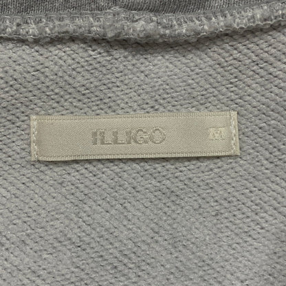 【中古品】【メンズ】 ILLIGO イリゴ 24AWOUT09 129 LOGO PATCH HOODED ロゴ パッチ フーデッド パーカー トップス 141-260627-kh-09-izu サイズ：M カラー：グレー 万代Net店