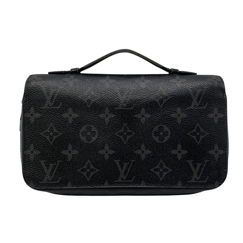 【中古品】【メンズ/レディース】 LOUIS VUITTON ルイ・ヴィトン M61698 CA3197 モノグラムエクリプス ジッピー XL ラウンドファスナー オーガナイザー 179-260614-kh-10-izu カラー：ブラック 万代Net店