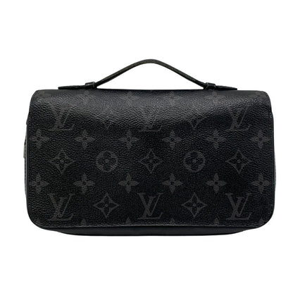 【中古品】【メンズ/レディース】 LOUIS VUITTON ルイ・ヴィトン M61698 CA3197 モノグラムエクリプス ジッピー XL ラウンドファスナー オーガナイザー 179-260614-kh-10-izu カラー：ブラック 万代Net店