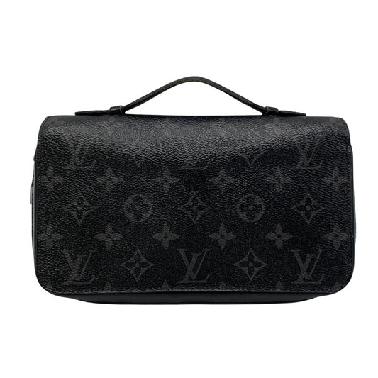 【中古品】【メンズ/レディース】 LOUIS VUITTON ルイ・ヴィトン M61698 CA3197 モノグラムエクリプス ジッピー XL ラウンドファスナー オーガナイザー 179-260614-kh-10-izu カラー：ブラック 万代Net店