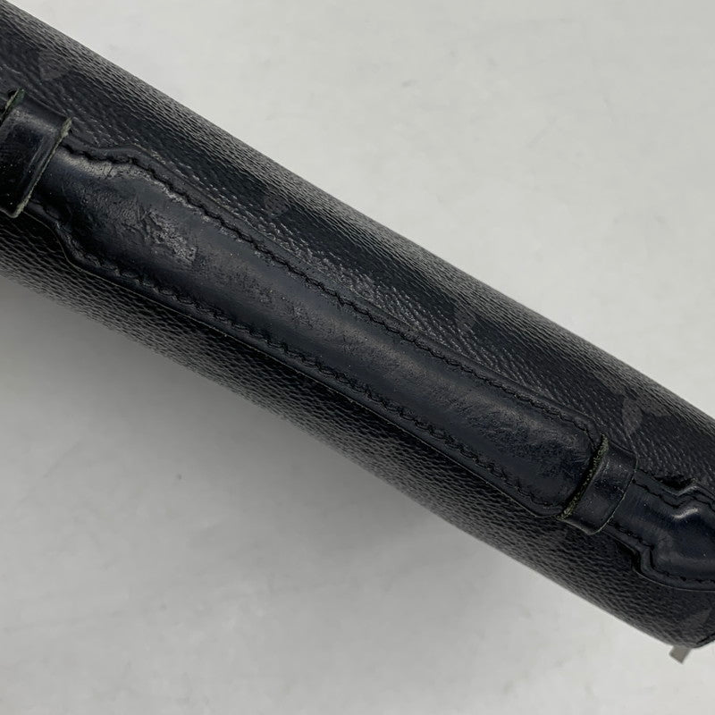 【中古品】【メンズ/レディース】 LOUIS VUITTON ルイ・ヴィトン M61698 CA3197 モノグラムエクリプス ジッピー XL ラウンドファスナー オーガナイザー 179-260614-kh-10-izu カラー：ブラック 万代Net店